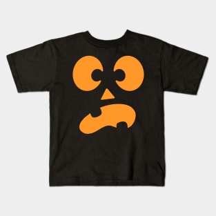 Surprised Pumpkin Carving Kids T-Shirt